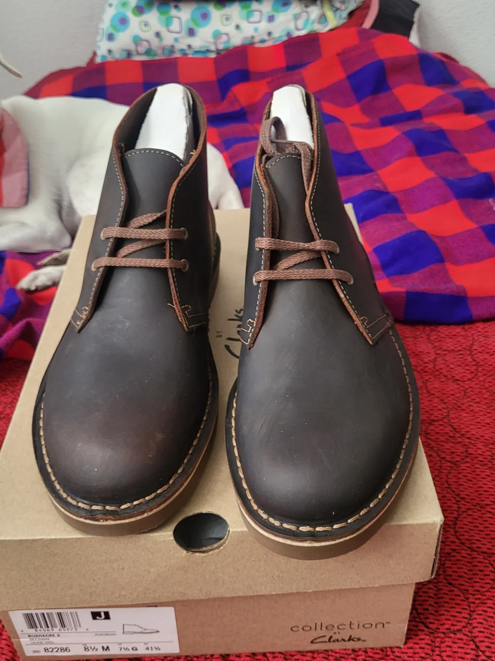 Clarks Men's Brown Leather Chukka Boots